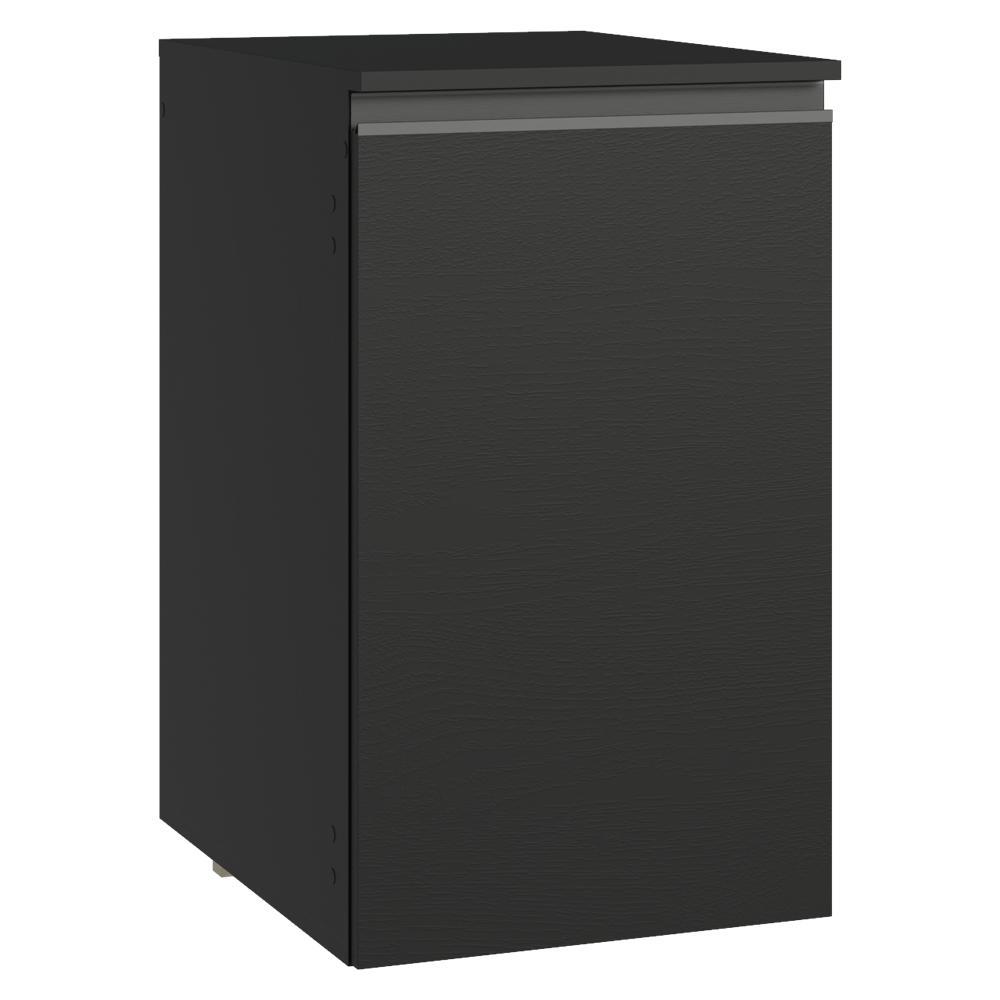 Balcão de Cozinha 40 cm 1 Porta Suspenso Preto Nice Madesa