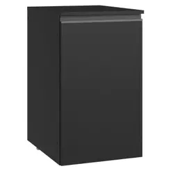Balcão de Cozinha 40 cm 1 Porta Suspenso Preto Nice Madesa