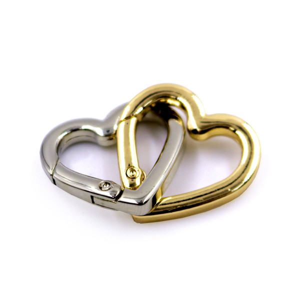 5 un Fecho De Mola Coração Articulado 2,5 cm Solsa Argora Importado Crochê Sofisticado Noivas