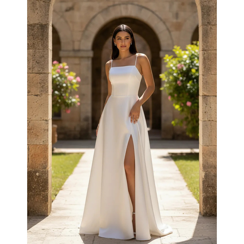 Vestido Para Noiva Civil  Lorena