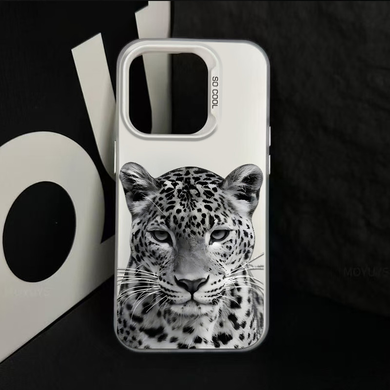 Capinha para iPhone 11 12 13 14 15 16 17 pro max xr xs max 16e 14 16 plus capa de celular Jaguar