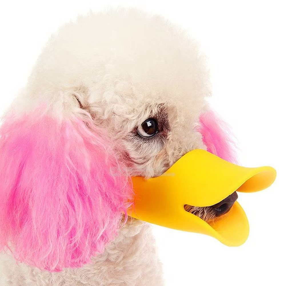 Focinheira Anti-Mordida para Cães Estilo Pato Confortável Segura e Ajustável Vários Tamanhos e Cores