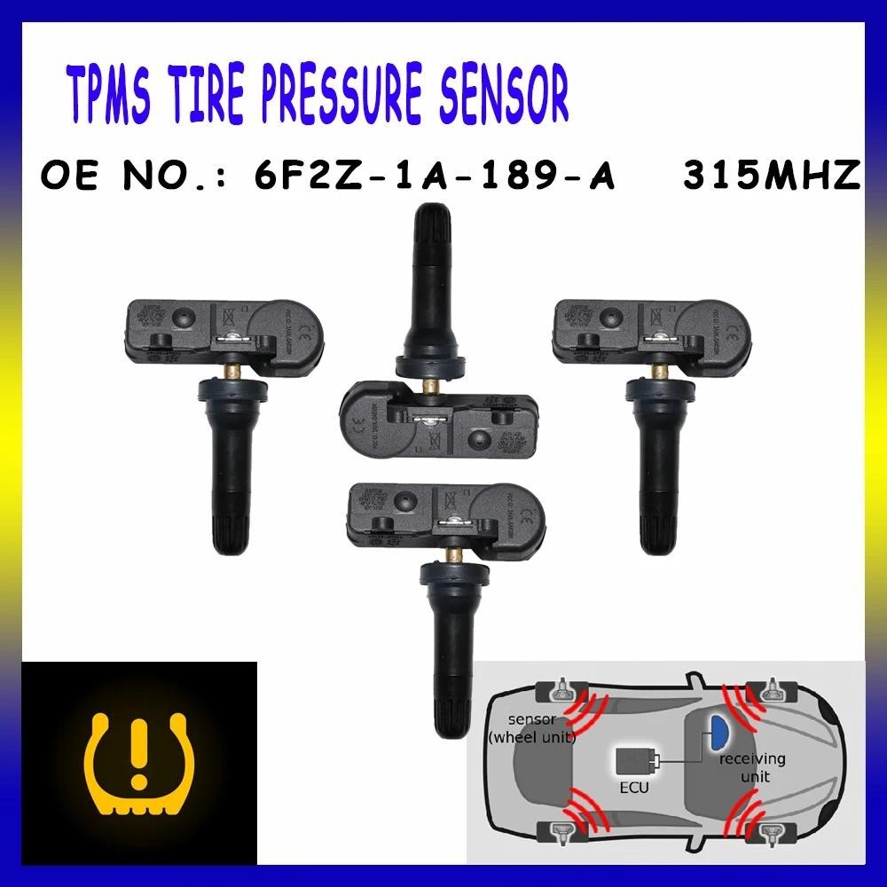 6F2Z1A189A TPMS Para Mercúrio Grand Marquis Mariner Milão Montego Monterey Montanhista Sensor De Pressão Dos Pneus 6F2Z-
