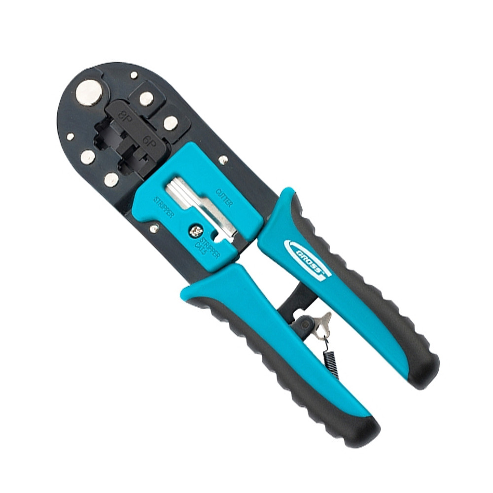 Alicate Crimprador Cabos Terminais PC RJ-45 6P 8P 1p GROSS