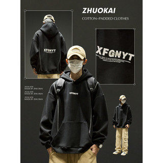 Moletom masculino outono inverno estilo americano com capuz pulôver jaqueta masculina pesada de manga comprida com capuz