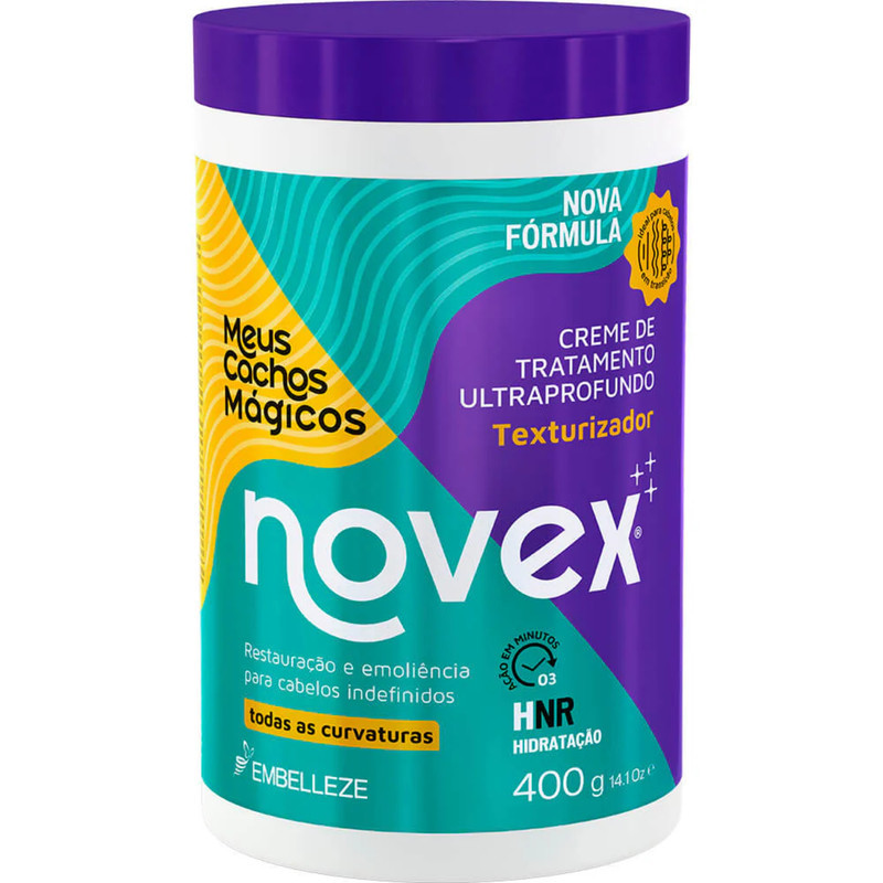 Creme de Tratamento Novex 400gr Meus Cachos Nutricao Hidratacao Brilho Maciez Controle do Frizz