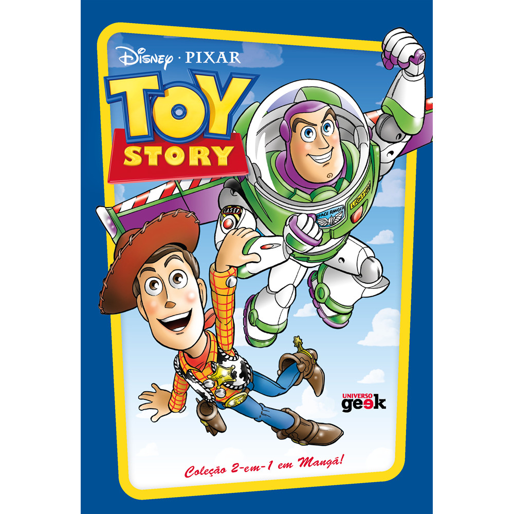 Capa do livro Livro - Toy Story em mangá - por Tetsuhiro Koshita - Editora Universo dos Livros