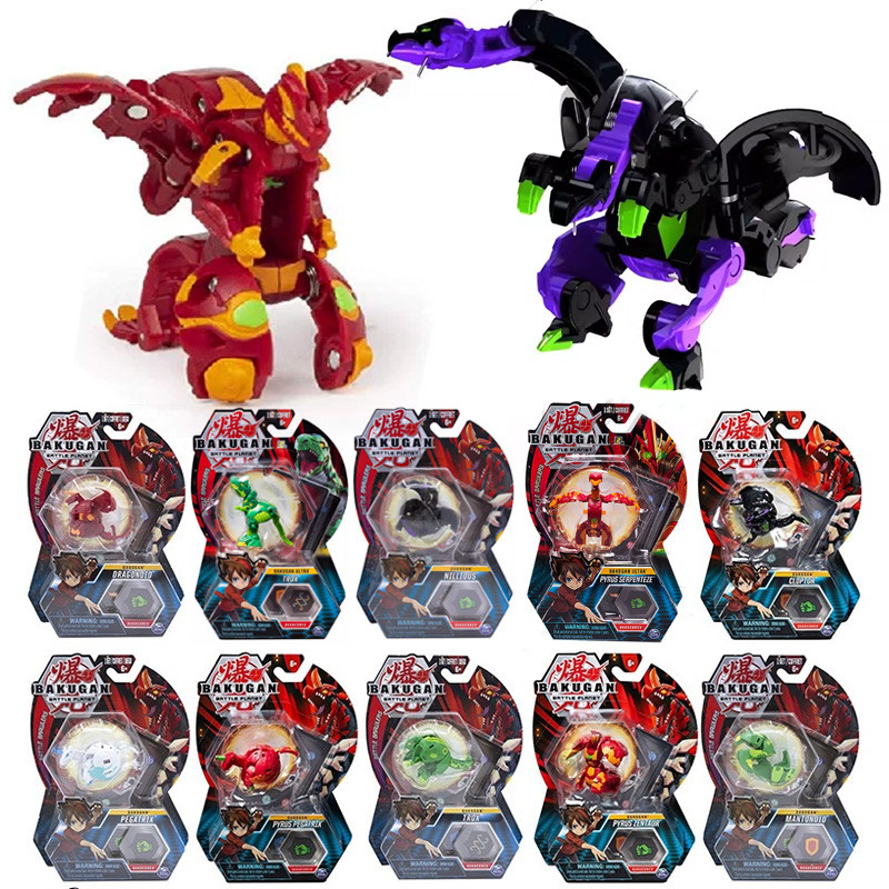 Não Os Originais Bakugan Battle Brawlers DRAGONOID NILLIOUS Vestroia Gundalian Invaders Unicórnio Figura De Ação Deformá