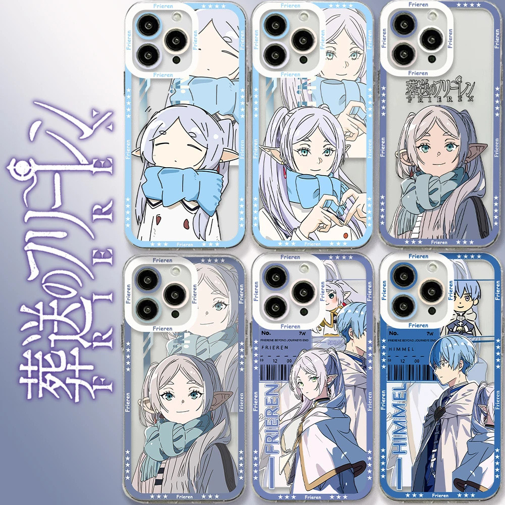 Capa De Telefone Para Samsung Galaxy A57 A56 A36 A26 A55 A16 A15 A07 A06 A54 A53 A52 Anime Frieren Cartoon À Prova De Ch