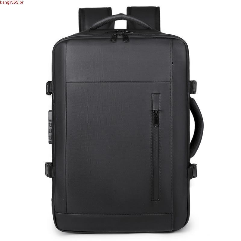 Mochila de Viagem Expansível (202293) Compressão a Vácuo Alças Ajustáveis e Múltiplos Compartimentos