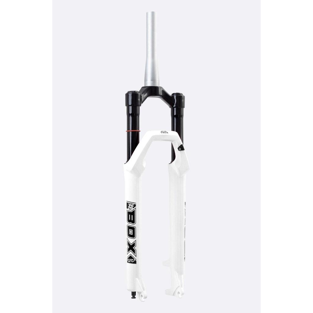 Suspensão Bike HUPI BOX Espiga Tapered 120mm Aro 26, 27.5 e 29 Branco