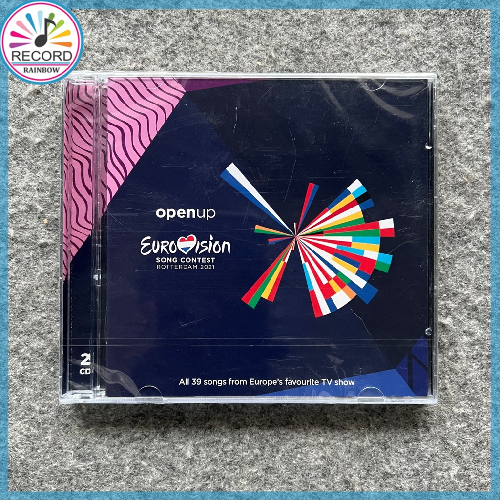 Original Eurovision Song Contest Rotterdam 2021 - Open Up 2CD Album Lacrado Brand New BRST