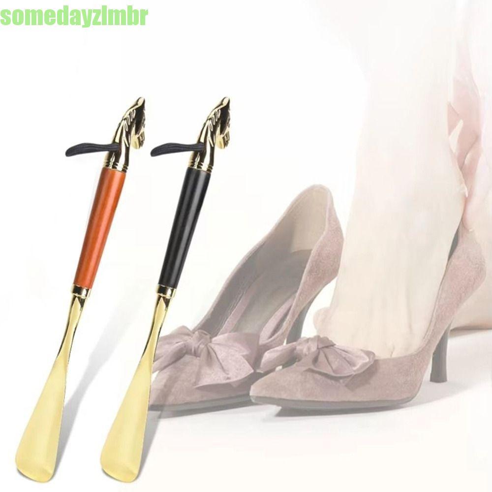 SOMEDAYZL0M Chifre De Sapato De Metal , Calçadeira Longa Com Alça De 32cm , Ferramenta De Uso De Sapatos , Levantador Po