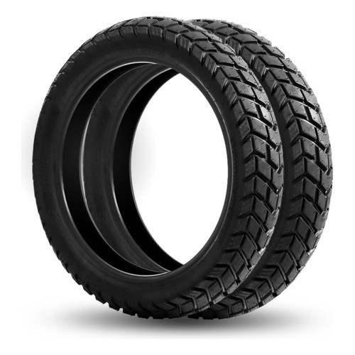 Par Pneus Chão Asfalto Honda Bros 90/90-19+110/90-17 Borilli