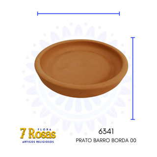 PRATO BARRO BORDA 00 20CM em Oferta na Shopee
