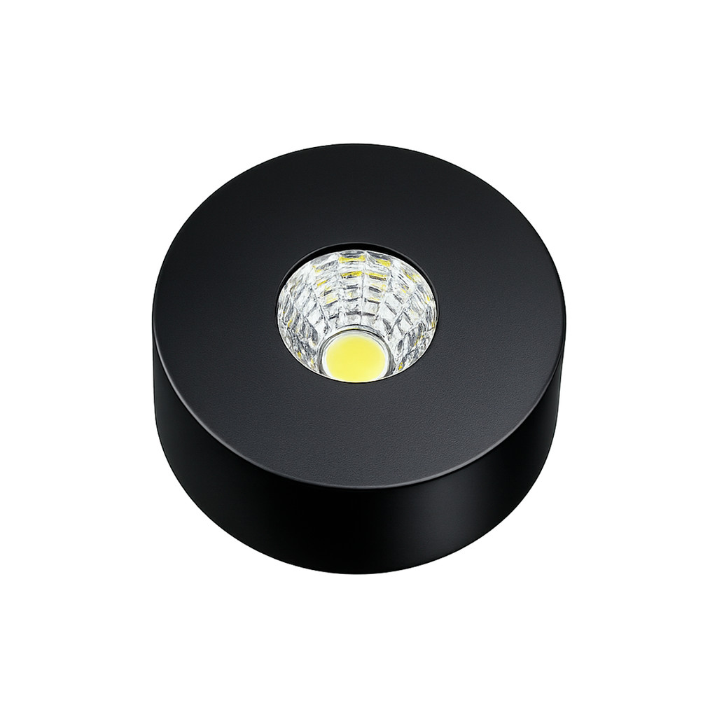 Kit Spot Led Beiral Alumínio Premium Sob 5w Branco Quente Neutro ou Frio 8x8cm Bivolt Quadrado ou Redondo Preto Seed