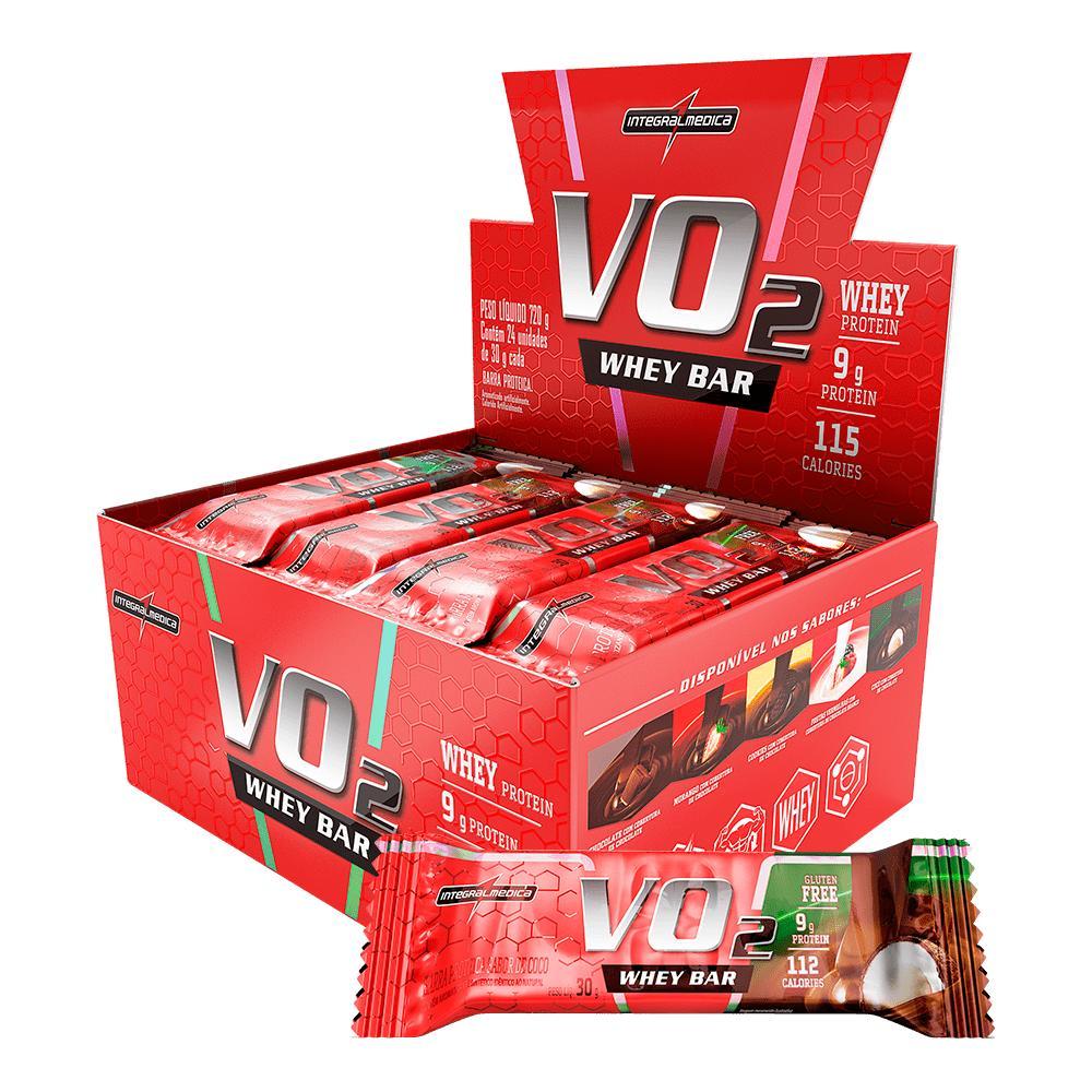 Barra Proteína VO2 Whey Bar 12 Unidades - Integralmedica
