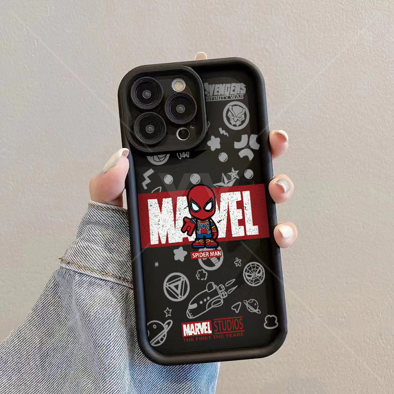 capinha Samsung A07 A17 A37 A57 A06 5G A06 4G A16 5G A26 5G A36 5G Cartoon Homem Aranha caixa de telefone