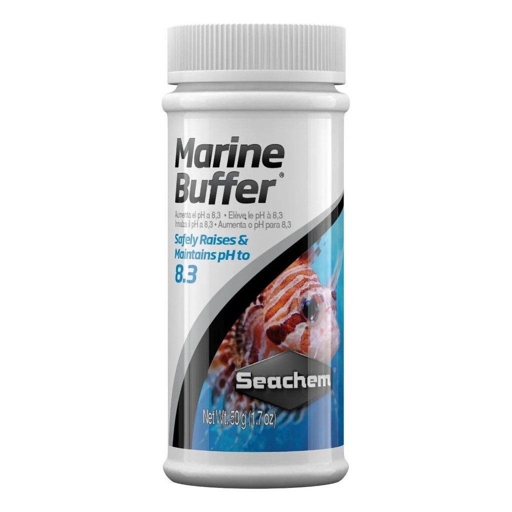 Seachem Marine Buffer 50g Tamponador Químico Para Aquário Marinho