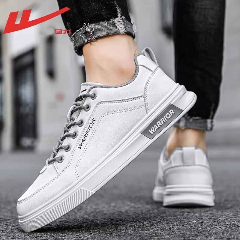 Sapatos masculinos tênis respirável 2025 sapatos de couro masculino sapatos brancos All-Match sapatos masculinos absorçã