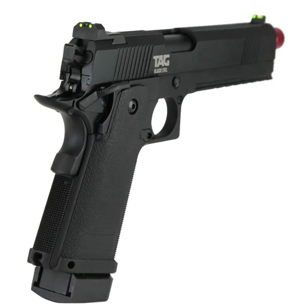 PIST TAG BLACK EVIL 6mm Green Gás Blowback + BRINDE — imagem 2 de 2