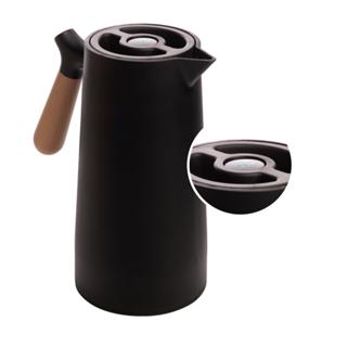 Garrafa Térmica Wolff Nórdica de Plástico com Cabo Preta 1L em Oferta na Shopee