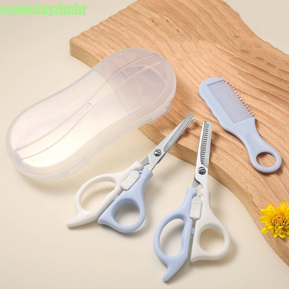 SOMEDAYZL0M 3 Pcs Kit De Tesoura De Corte De Cabelo , Conjunto De Ferramentas De Estilo De Cabeleireiro Em Aço Inoxidáve