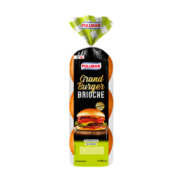 Pão Para Hambúrguer Brioche Pullman Grand Burger