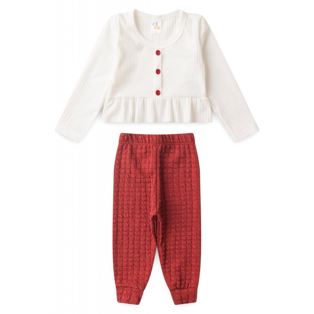 Conjunto Bata e Calça Bubble