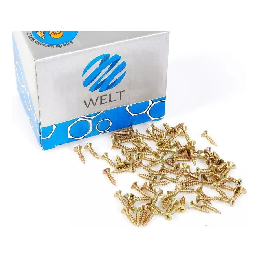 Parafuso Chipboard 3,5x25 C/500 Welt Chata Phs Bicromatizado em Oferta na Shopee