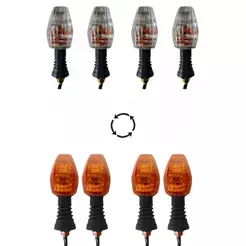 Piscas Yes 125 En Suzuki Universal 2004 a 2016 Amarelo ou Cristal Completo