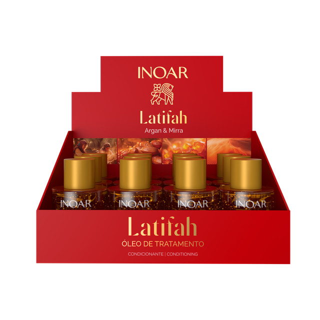 Inoar Latifah Display Óleo Argan e Mirra 7ml - c/12un