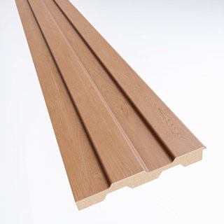 Painel Ripado em Placa 10,5x270cm (0,28m²) MDF Turim em Oferta na Shopee