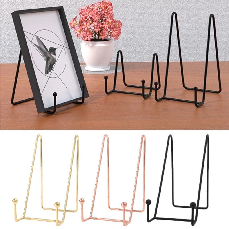 Criativo Tablet Telefone Móvel Suporte De Ferro Armazenamento De Estante Fotográfico Moldura Expositor De Arte Placas Pr