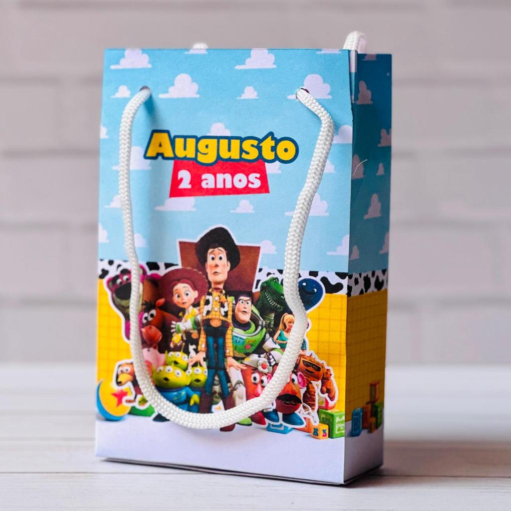 Sacolinha Toy Story | Personalizada Com Nome | Mimos Festa Aniversário Lembrancinhas Personalizados