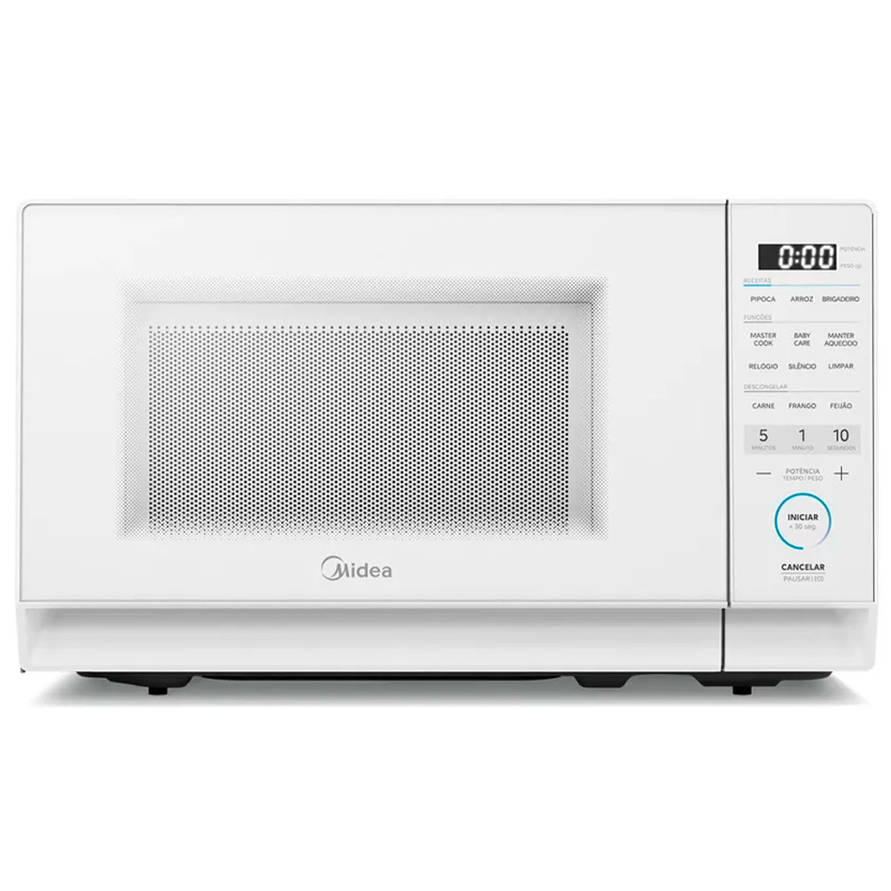 Micro-Ondas 20L MasterCook  Midea Branco 127v MHP20B1 1050W Função Baby Care