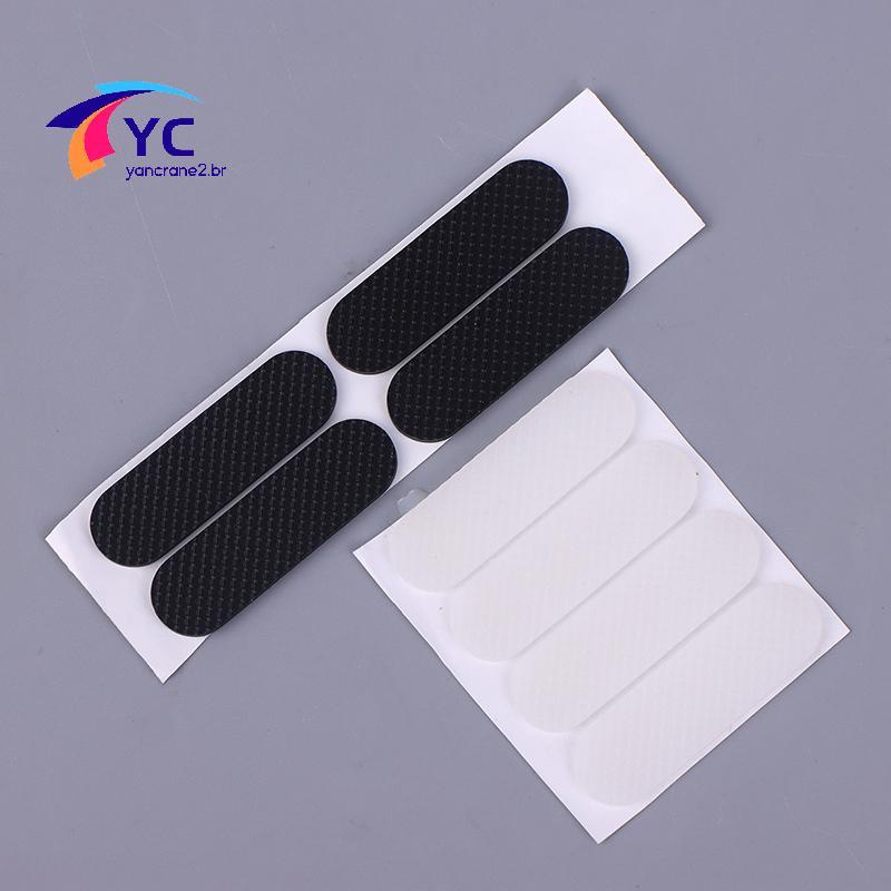 YCBR 4 Pcs Pés De Borracha Thiness 1.8mm Antiderrapante Autoadesivo Silicone Shoproof Almofada Protetora Para Armário Ba