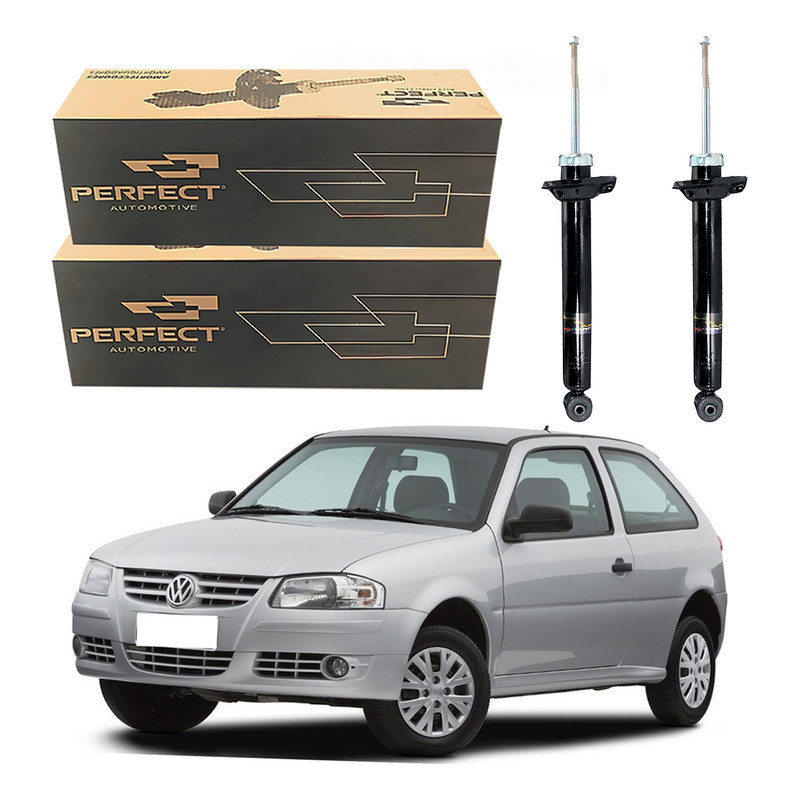 Par Amortecedor Traseiro Gol G4 1.0 2006 A 2014