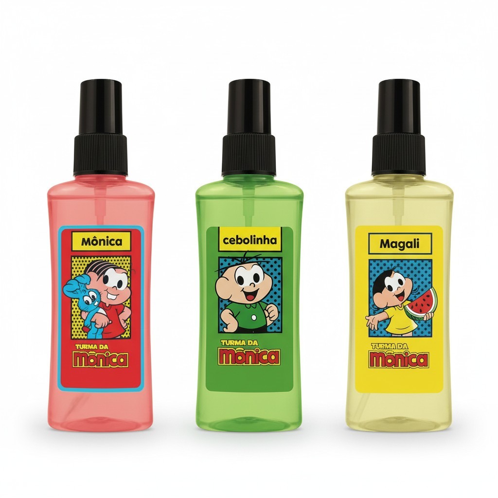Perfume e Colônia Cebolinha Mônica Magali - Perfume Infantil ENVIO IMEDIATO!!