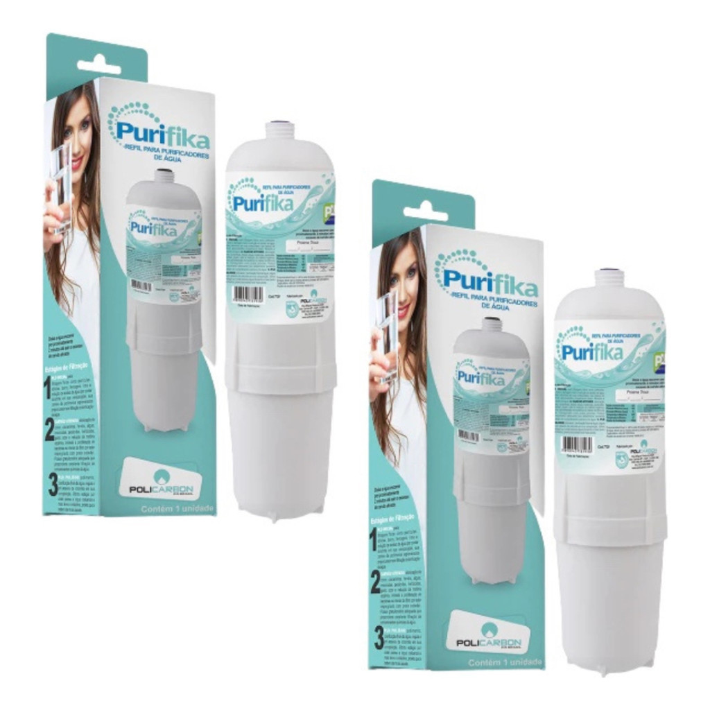 Kit 2 Refil Filtro Soft Everest para Cozinha