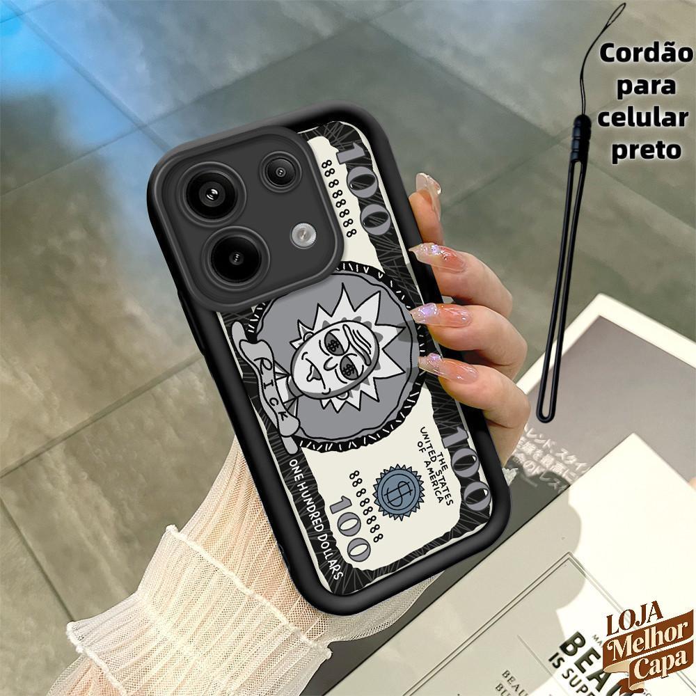 Capinha Com Anime Rick Morty Capa De Telefone Macia Para Xiaomi Poco X6 Redmi No