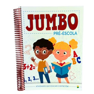 JUMBO / Livro de Atividades e Colorir / Espiral - Pré-escola em Oferta na Shopee