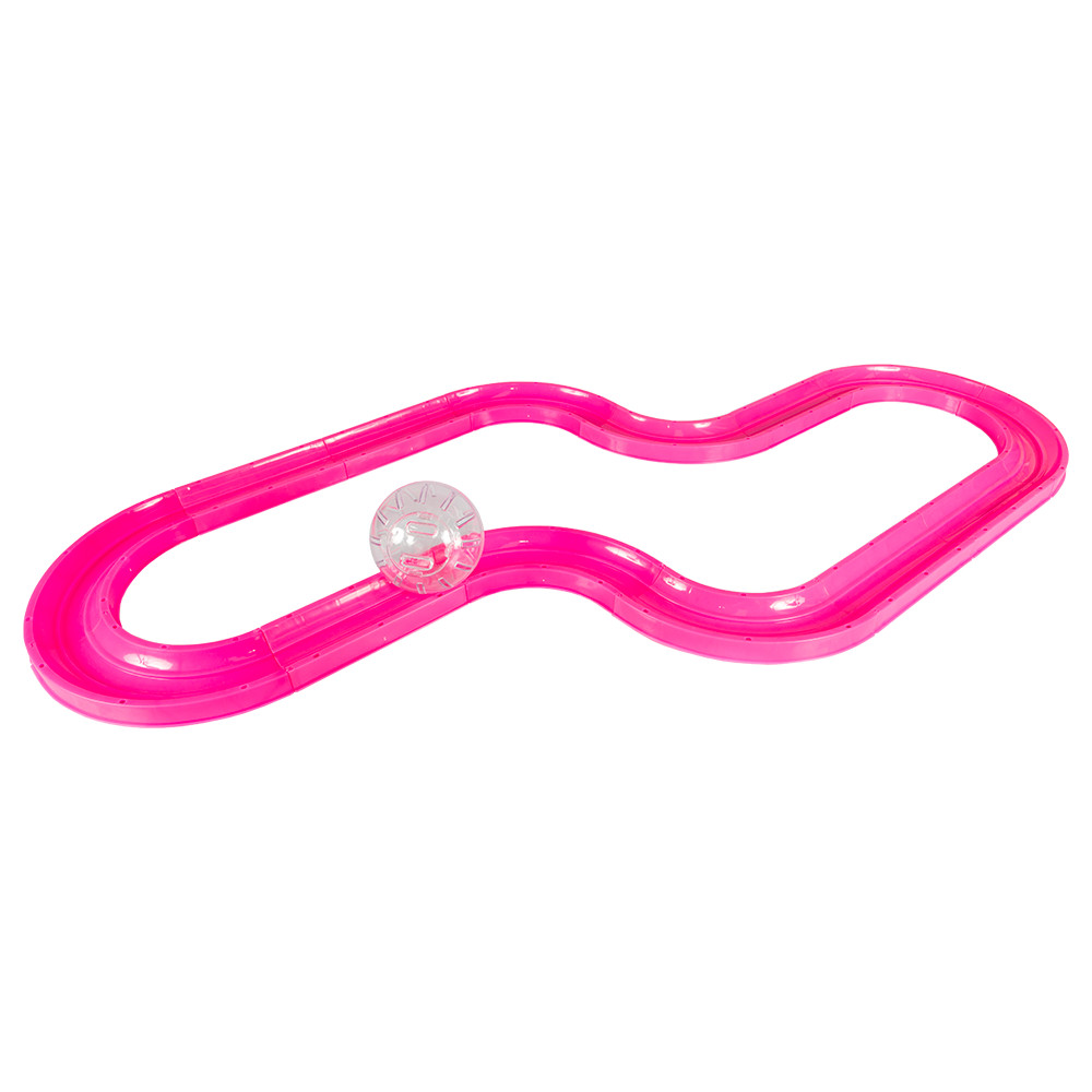 Pista de Corrida Grande pra Hamster com Globo | 14 Partes | Rosa | Brinquedo Interativo para Hamster