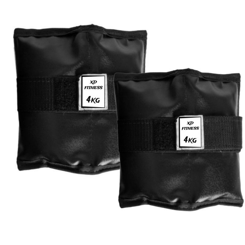 Tornozeleira de 4kg par caneleira profissional Capota Marítima academia fitness fisioterapia