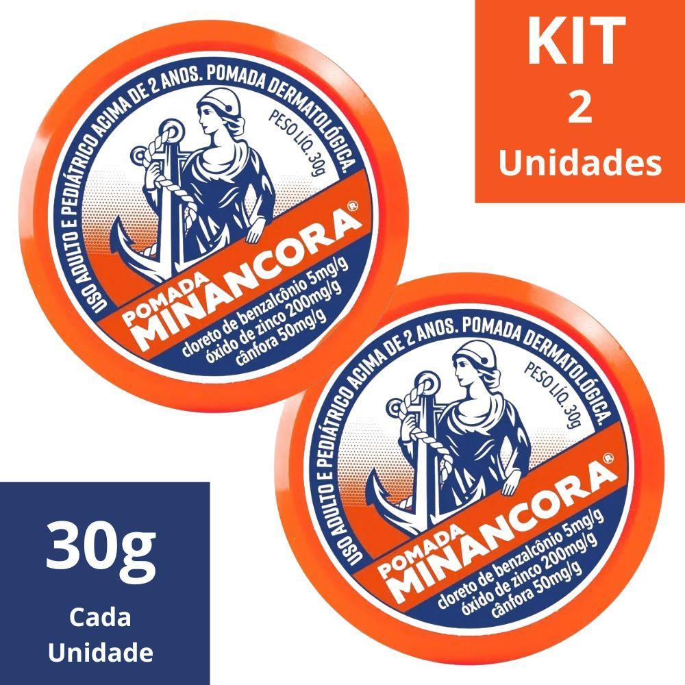 Pomada Minancora 30g Kit 2 Un  30g Cada em Oferta na Shopee