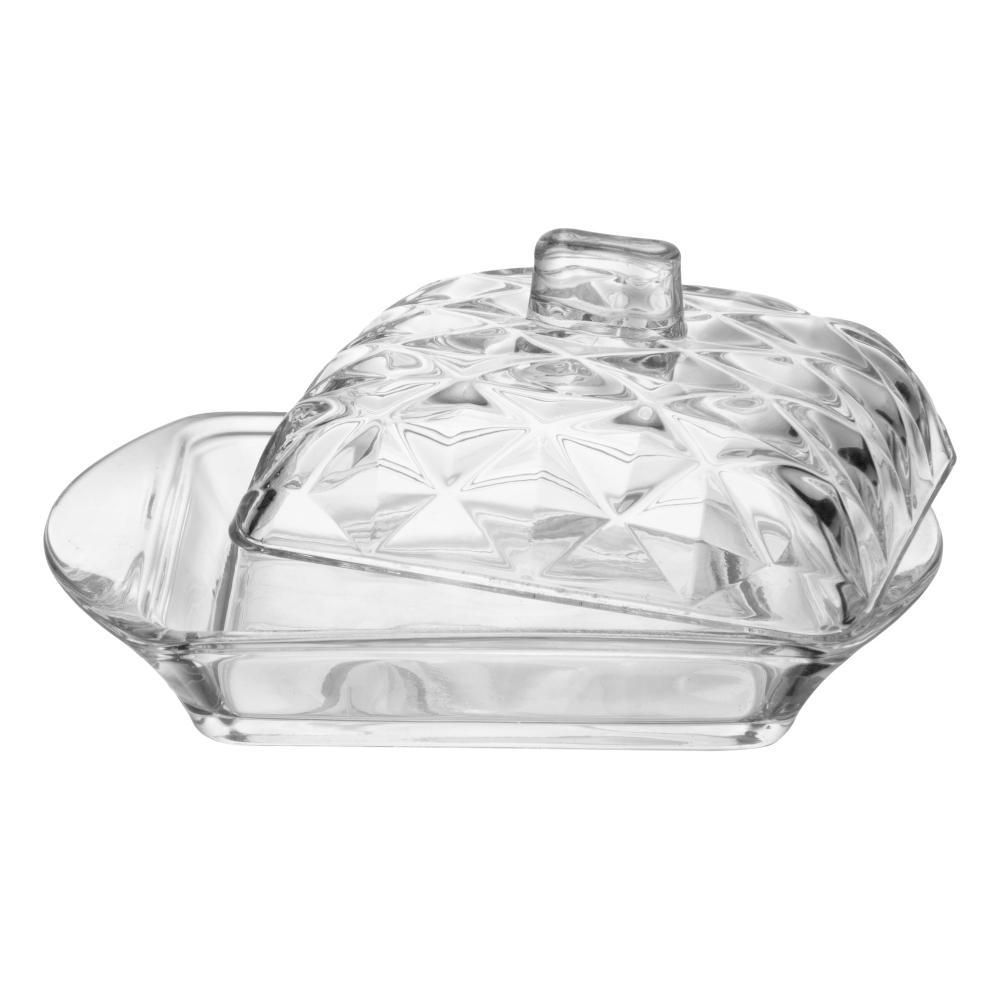 Manteigueira Lyor Diamond 10,5cm x 10cm x 17cm Cristal