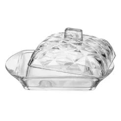 Manteigueira Lyor Diamond 10,5cm x 10cm x 17cm Cristal