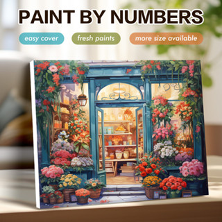 RUOPOTY Kits Clássicos De Pintura Por Números , Em Tela , Florista , Presente Exclusivo em Oferta na Shopee