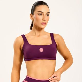 Top Kindle Roxo Monarca Poliamida Com Bojo em Oferta na Shopee