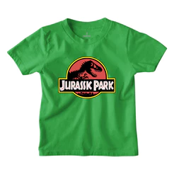 Camisa Infantil Dinossauro Jurassic Desenhos 100% Algodão Fantasia